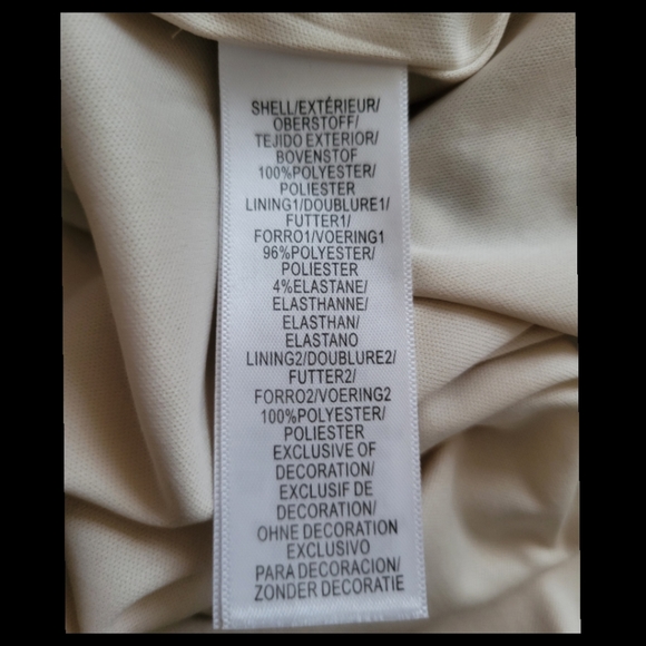 🆕️Adrianna Papell black & ivory stripe lace sheath dress 14 - Picture 6 of 10